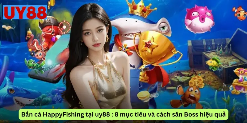 Bắn cá HappyFishing tại uy88 : 8 mục tiêu và cách săn Boss hiệu quả
